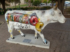 Life Savers Cow in Austin Texas